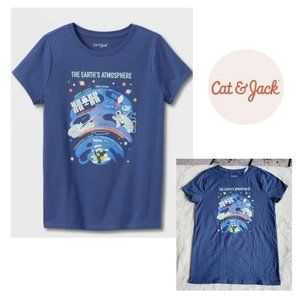 Cat & Jack, Girls' Earth's Atmosphere T-Shirt, 3KIDK-BG